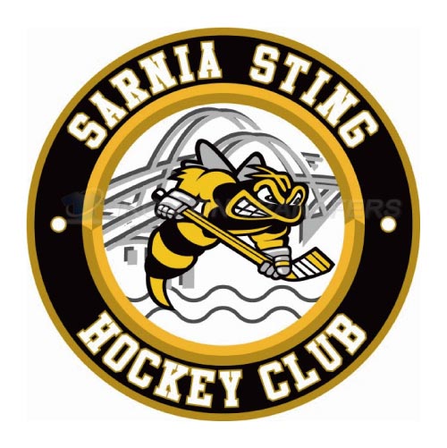 Sarnia Sting Iron-on Stickers (Heat Transfers)NO.7391